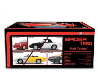Alfa Romeo Spider 1.6 - 2.0i 1990 Giallo Laudoracing 1:18 Resinemodell (Türen, Motorhaube... nicht zu öffnen!)